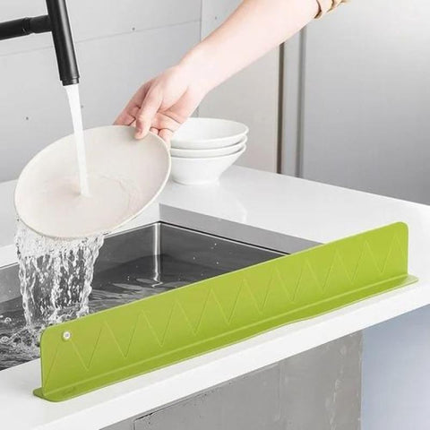 Kitchen Sink Water Splash Guard Silicone Sink Anti Splash Baffle